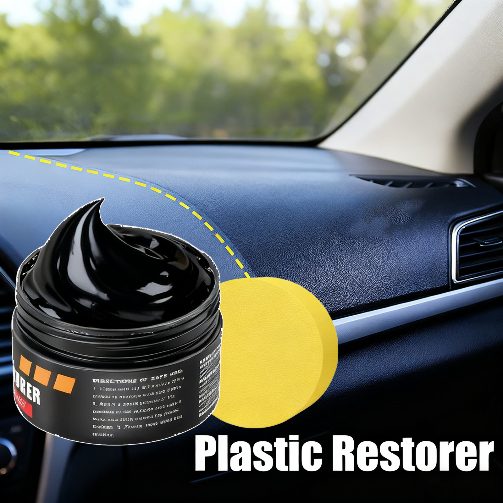 Trim Restorer Plastic - Automotive Plastic Restorer Paste Back To