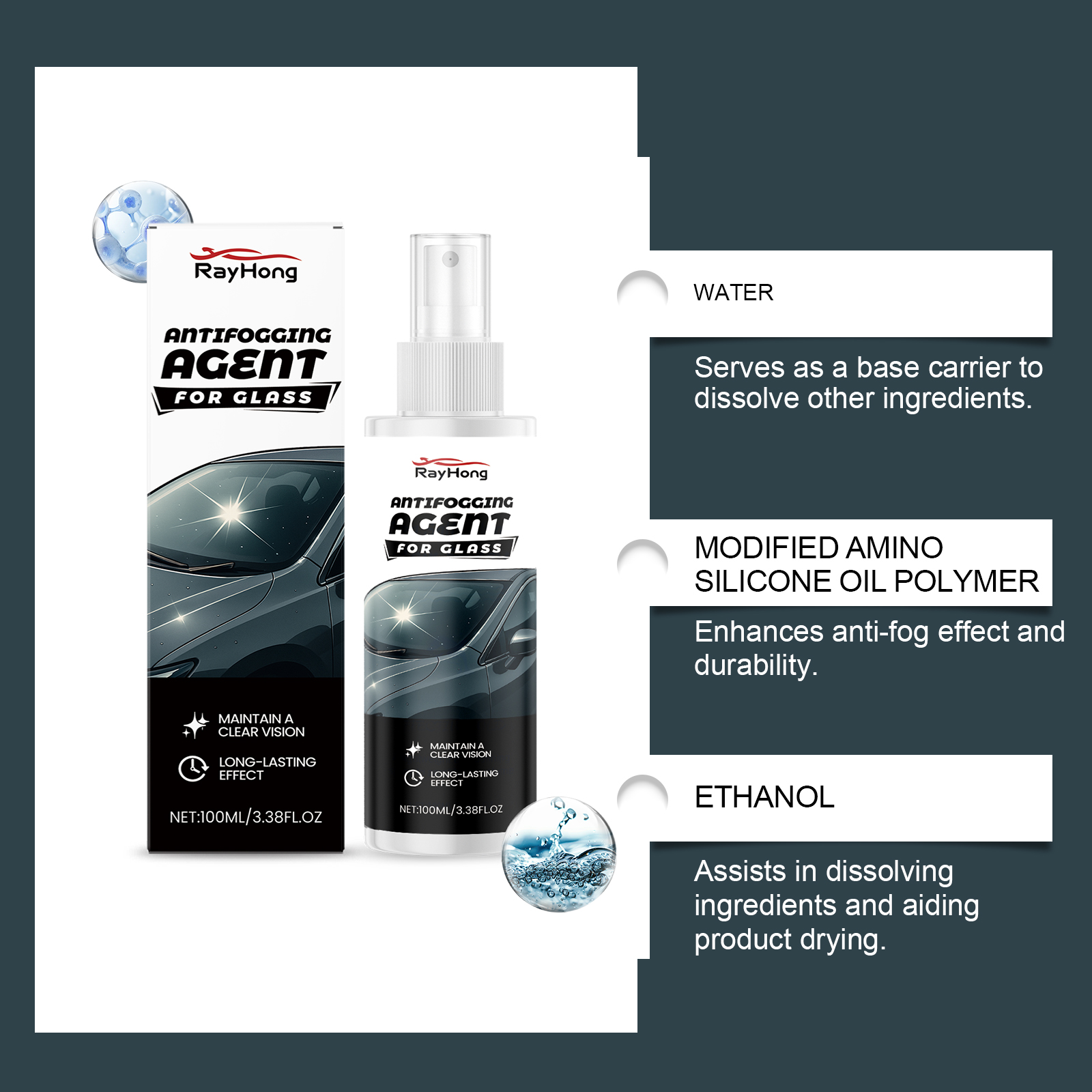Cars Glass Anti-Rain Spray Aut - огляд і ціна Car Shampoo Ph