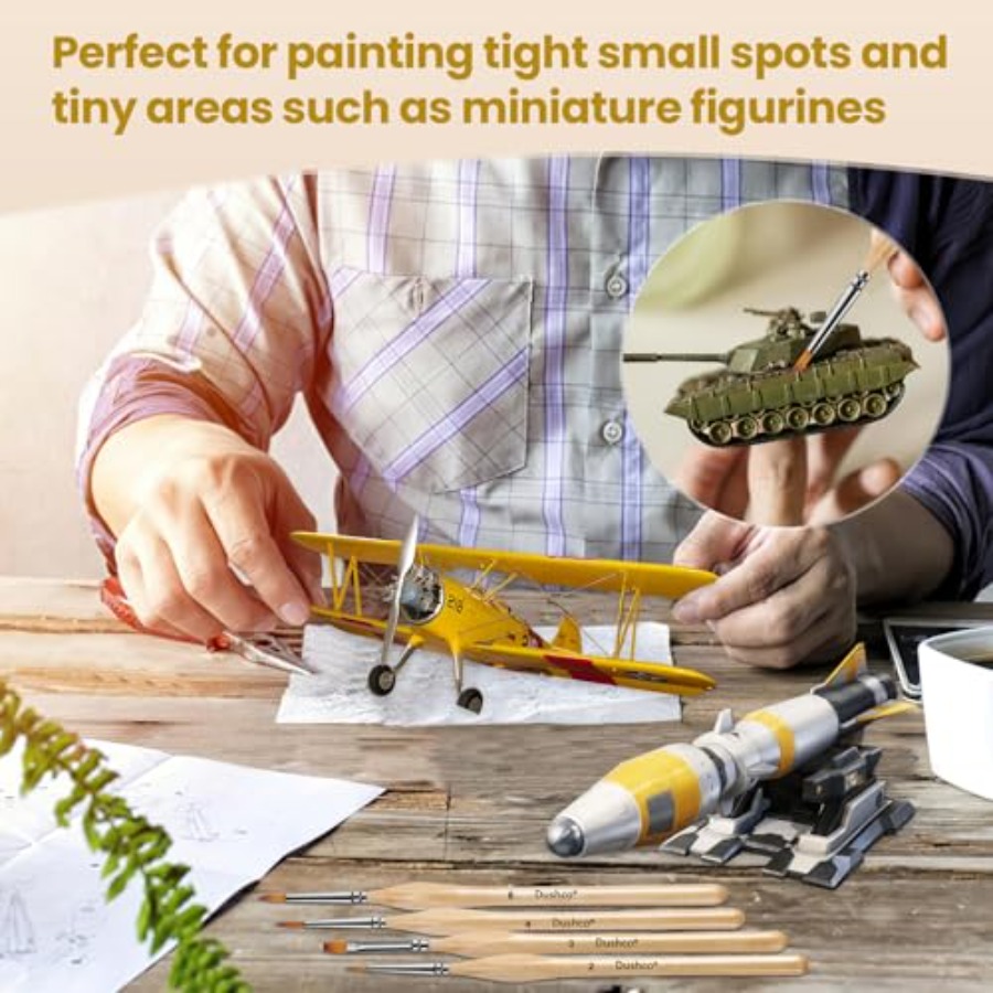 10 pcs Miniature Detail Paint  - огляд і ціна Detailing Brush Set