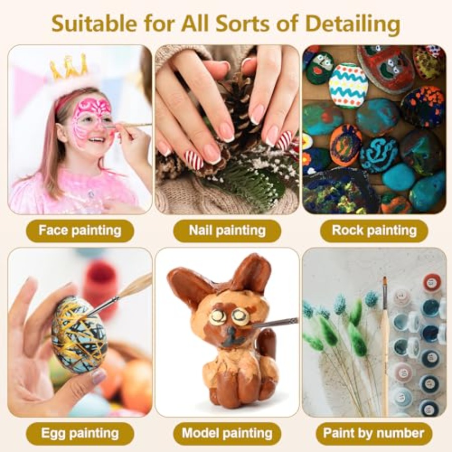 10 pcs Miniature Detail Paint  - огляд і ціна Detailing Brush Set