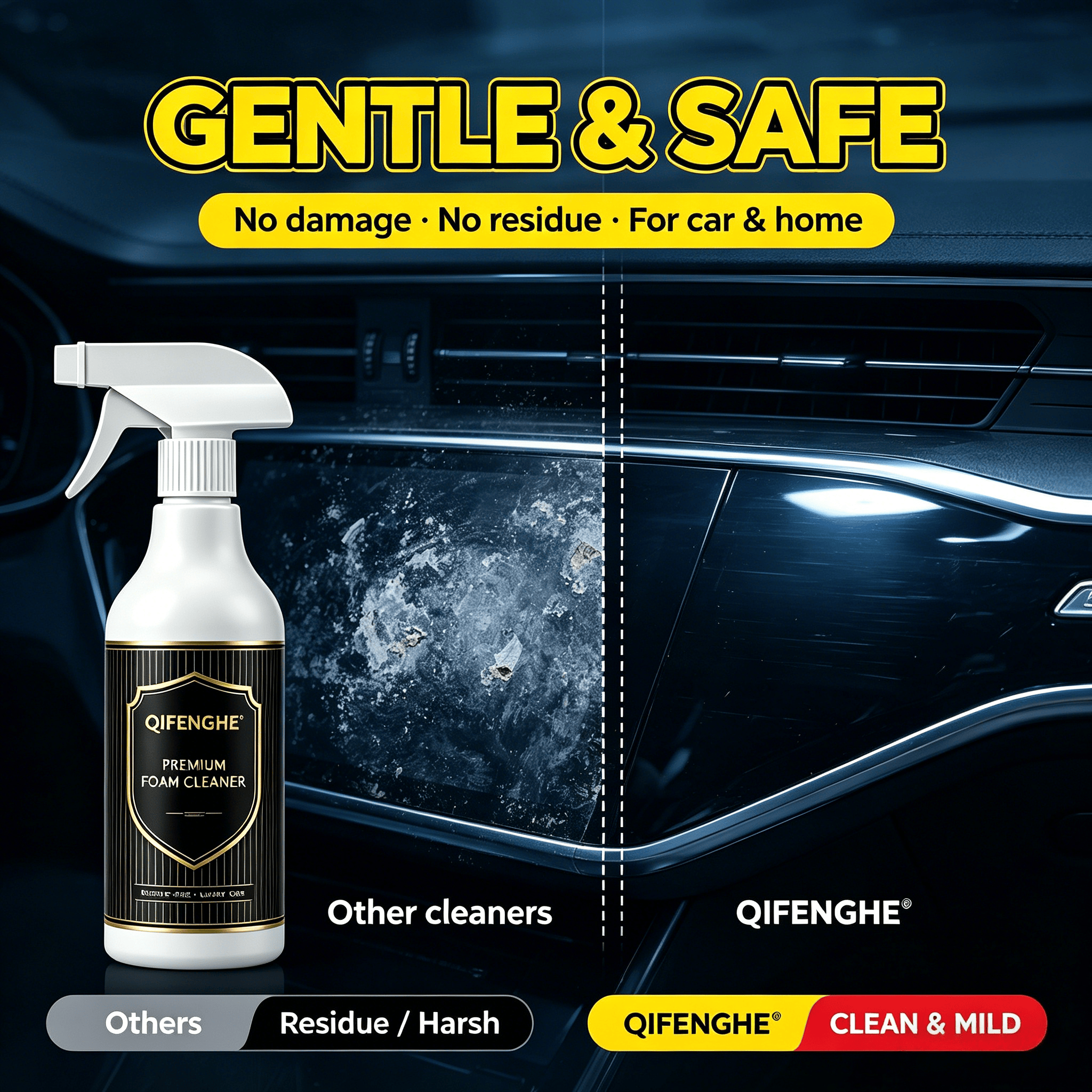 2-in-1 Foam Cleaner – Waterles - огляд і ціна Seat Cleaner Fabric