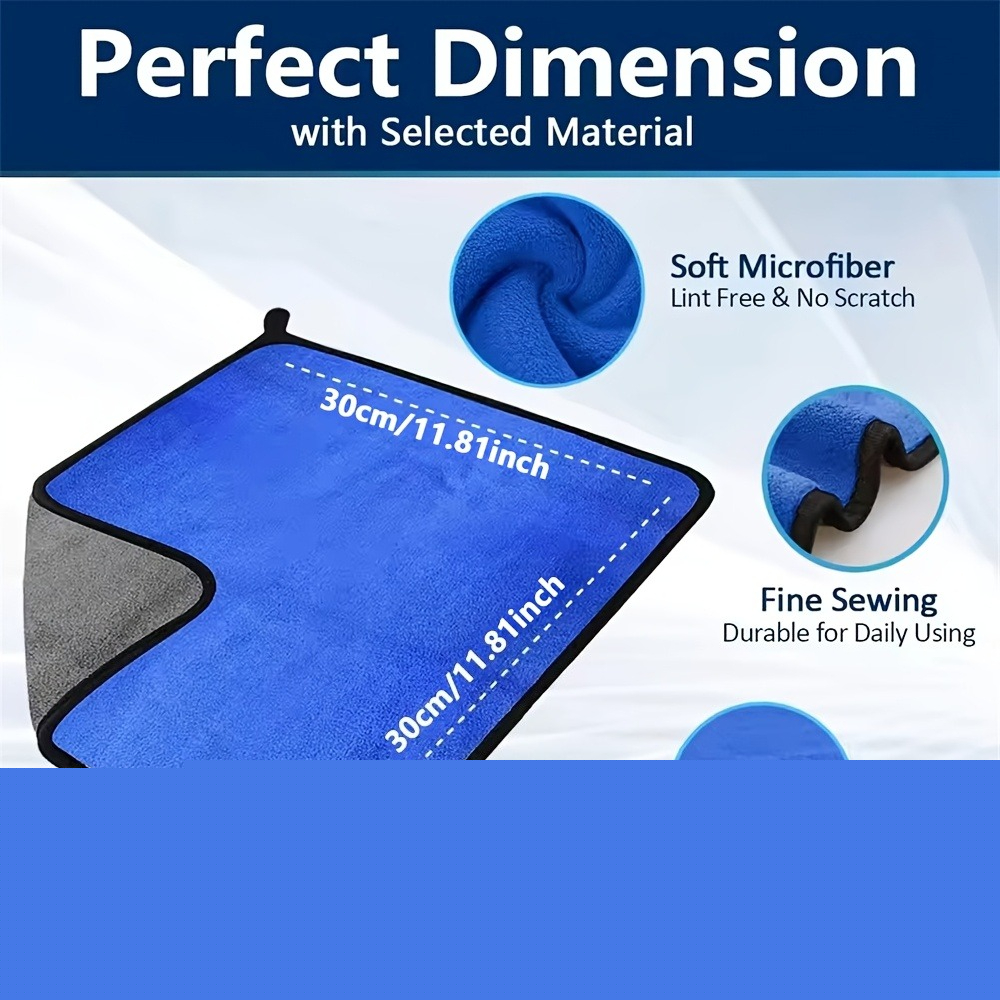 1-10pcs Microfiber Car Cleanin - огляд і ціна Microfiber Towel Detailing