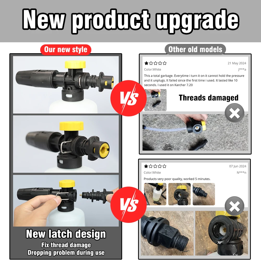 Foam Cannon for Karcher K2 K3  - огляд і ціна Pressure Washer Foam Gun