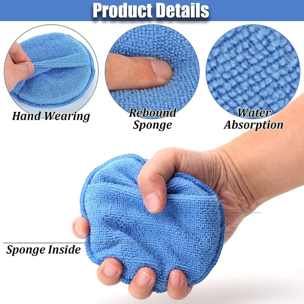 Microfiber Wax Applicator Pads - огляд і ціна Wax Applicator Pad