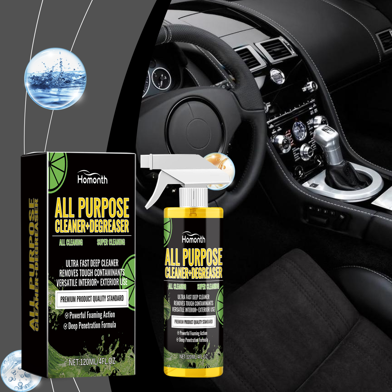 Auto Interior Cleaner Remove T - огляд і ціна Leather Cleaner Interior