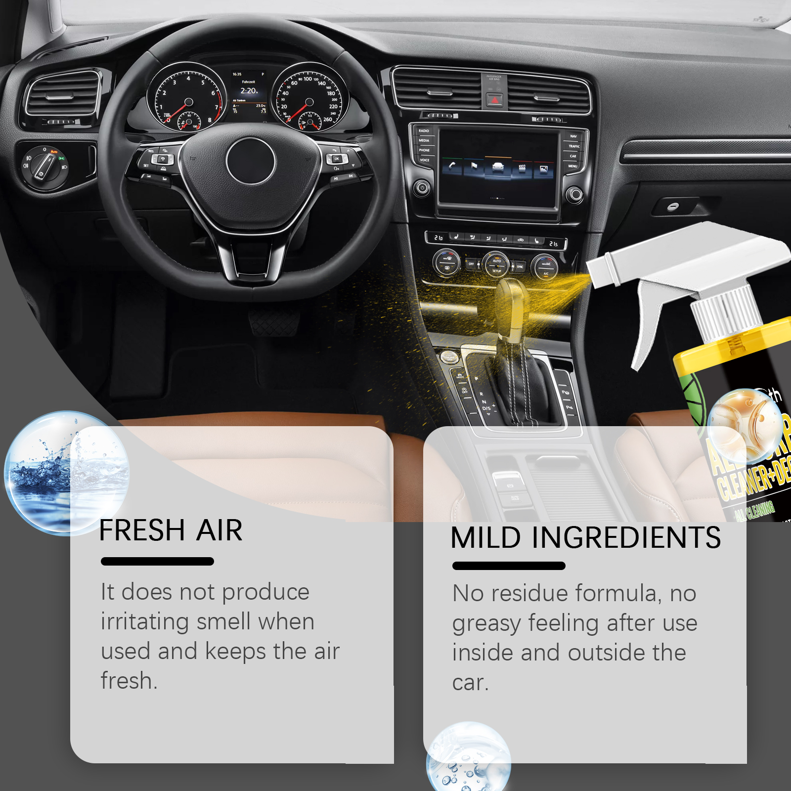 Auto Interior Cleaner Remove T - огляд і ціна Leather Cleaner Interior