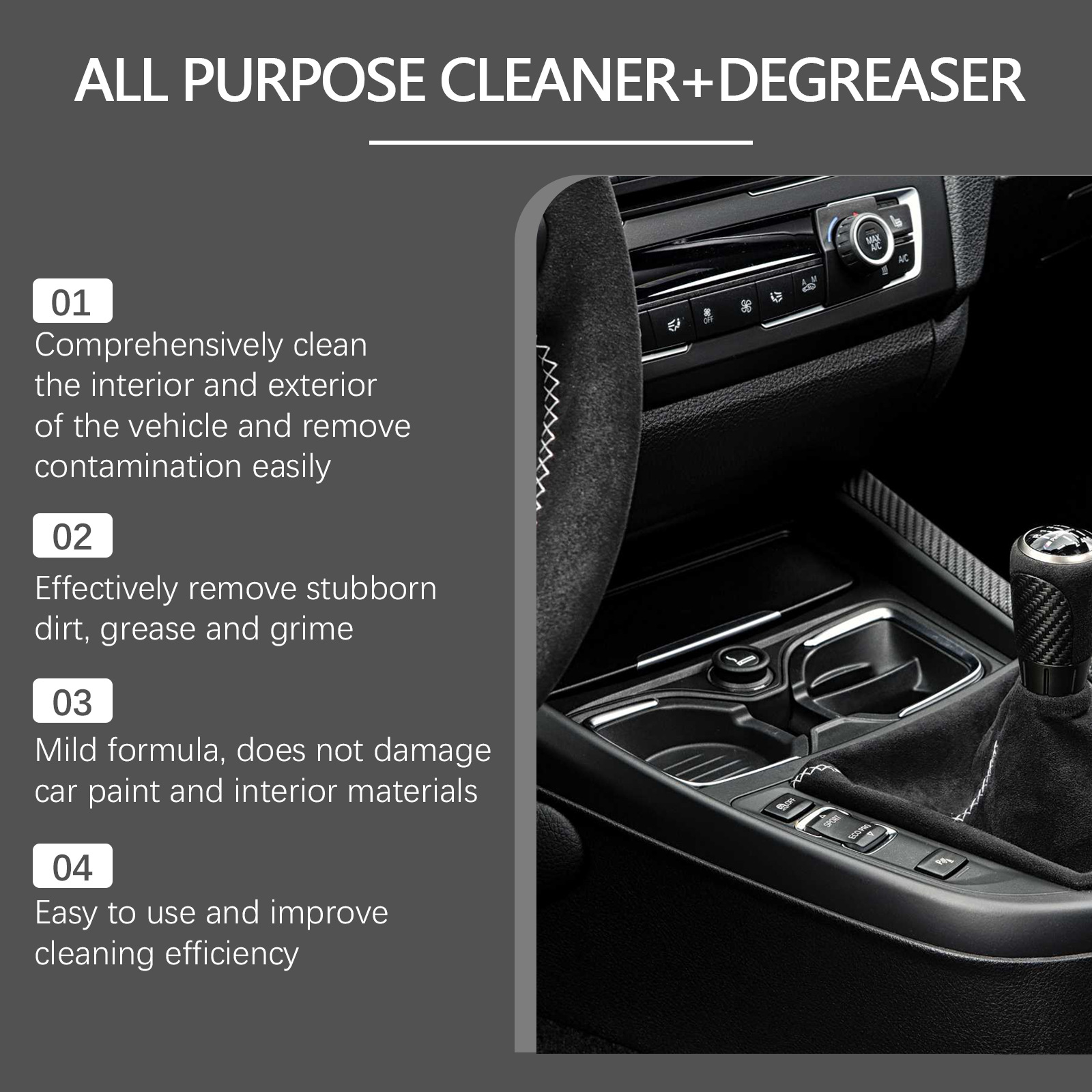 Auto Interior Cleaner Remove T - огляд і ціна Leather Cleaner Interior
