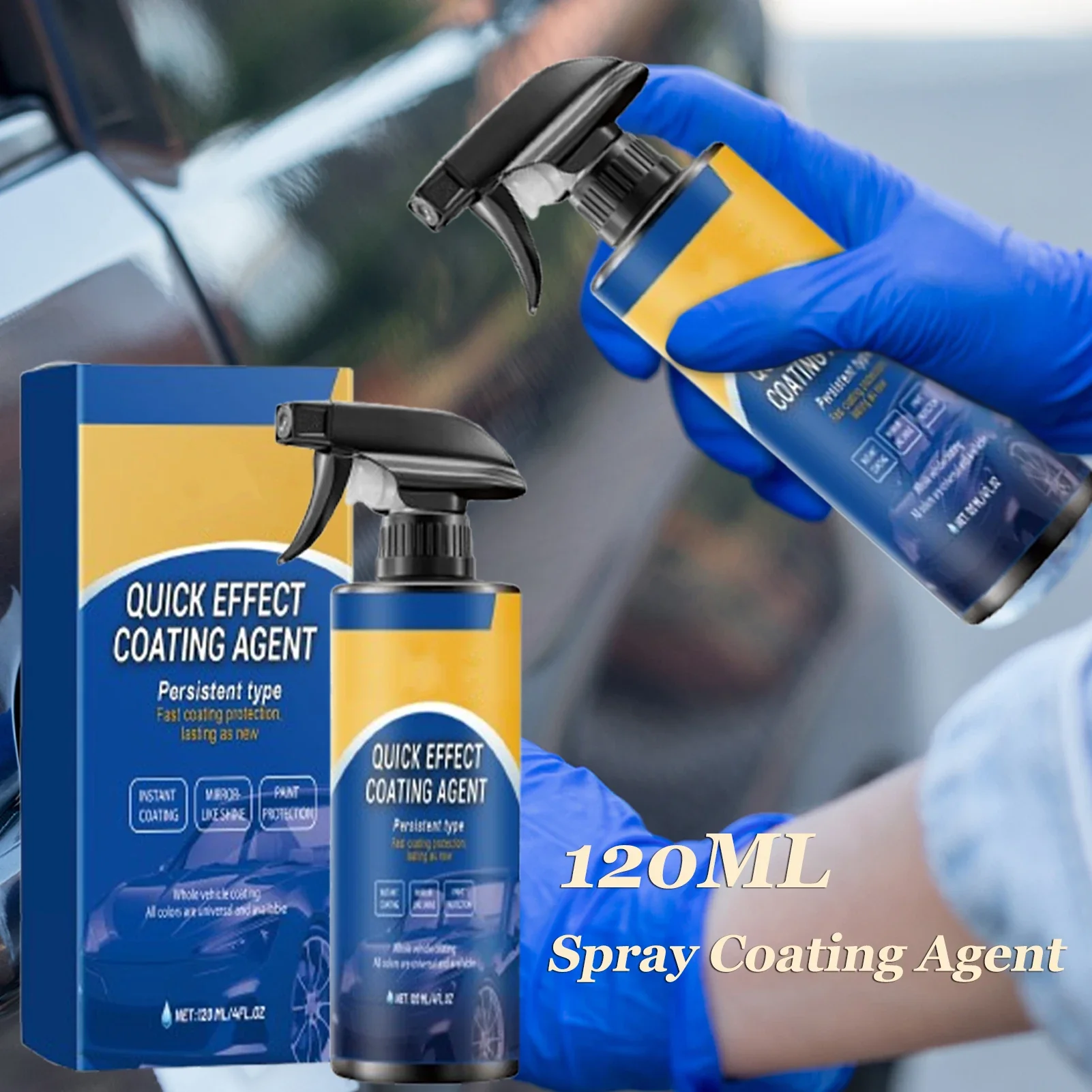 NEW Car Coating Spray Hydropho - огляд і ціна Car Wax Ceramic Coating