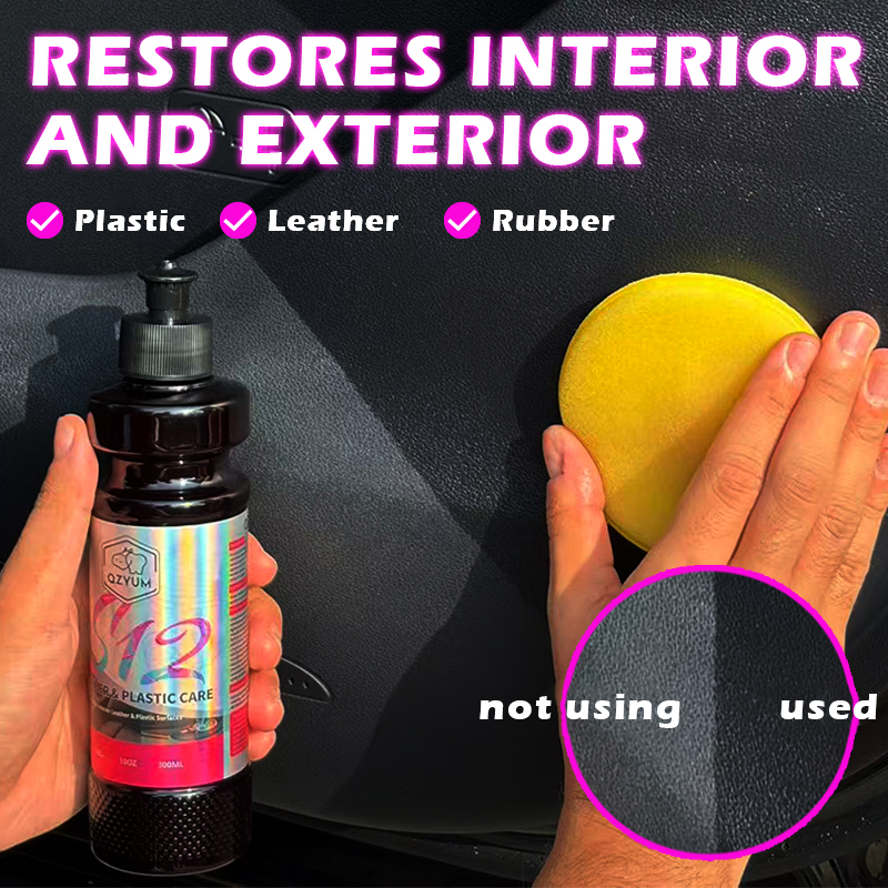 QZYUM Plastic & Trim Restorer, - огляд і ціна Trim Restorer Plastic