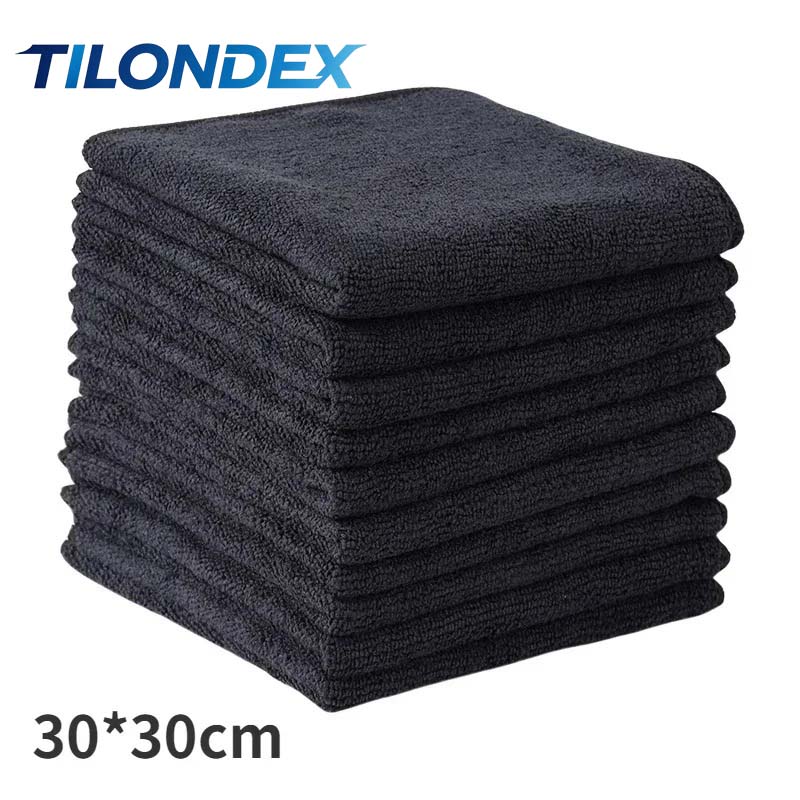 TILONDEX 1/3PCS Black Microfib - огляд і ціна Microfiber Towel Detailing
