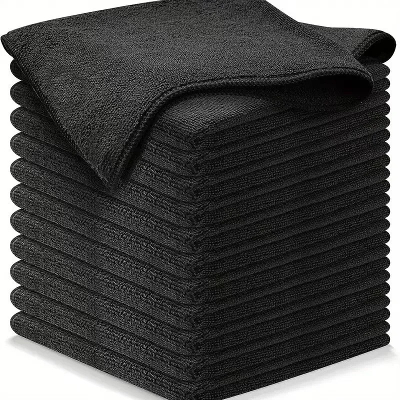 TILONDEX 1/3PCS Black Microfib - огляд і ціна Microfiber Towel Detailing