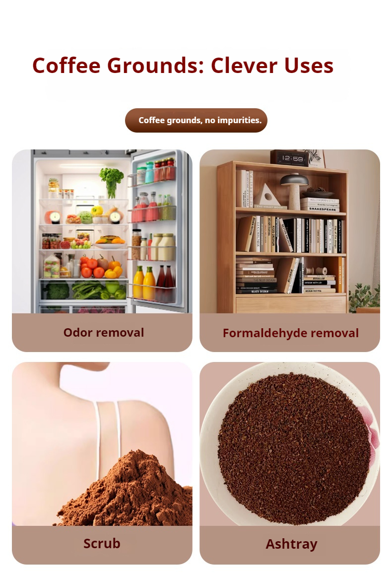 5pcs Eco-Friendly Coffee Groun - огляд і ціна Odor Eliminator Car