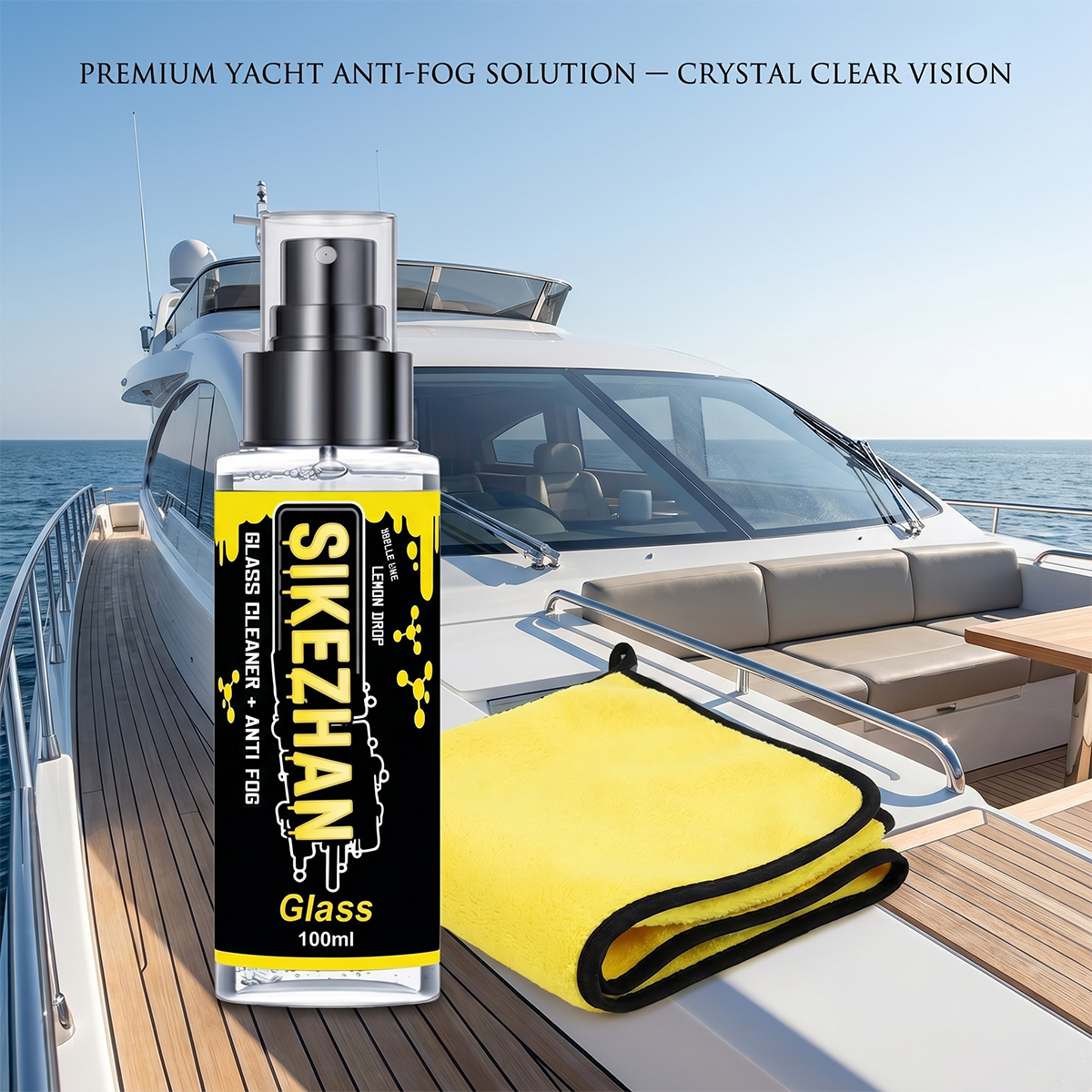 2-in-1 Anti-Fog Spray & Glass  - огляд і ціна Glass Cleaner Streak