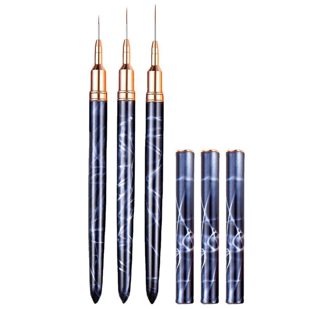 3Pcs Nail Art Brush Set Profes - огляд і ціна Detailing Brush Set