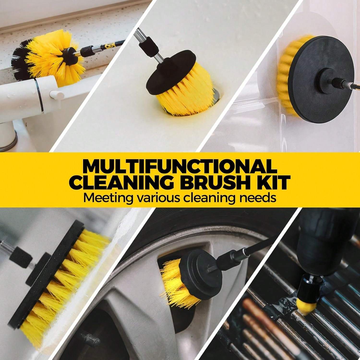 20Pack Drill Brush Attachments - огляд і ціна Car Cleaning Brush