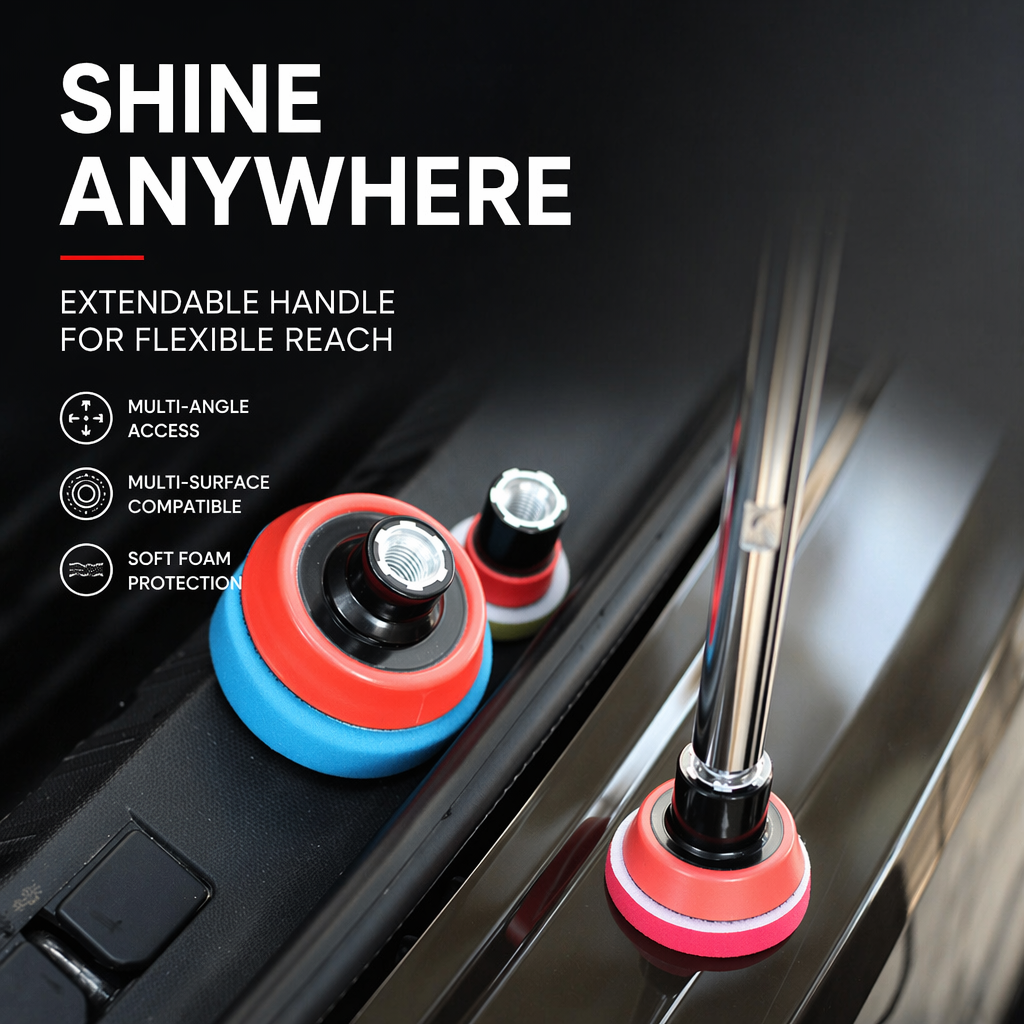 M14 Thread Polisher Extension  - огляд і ціна Polish Pad Set Buffer