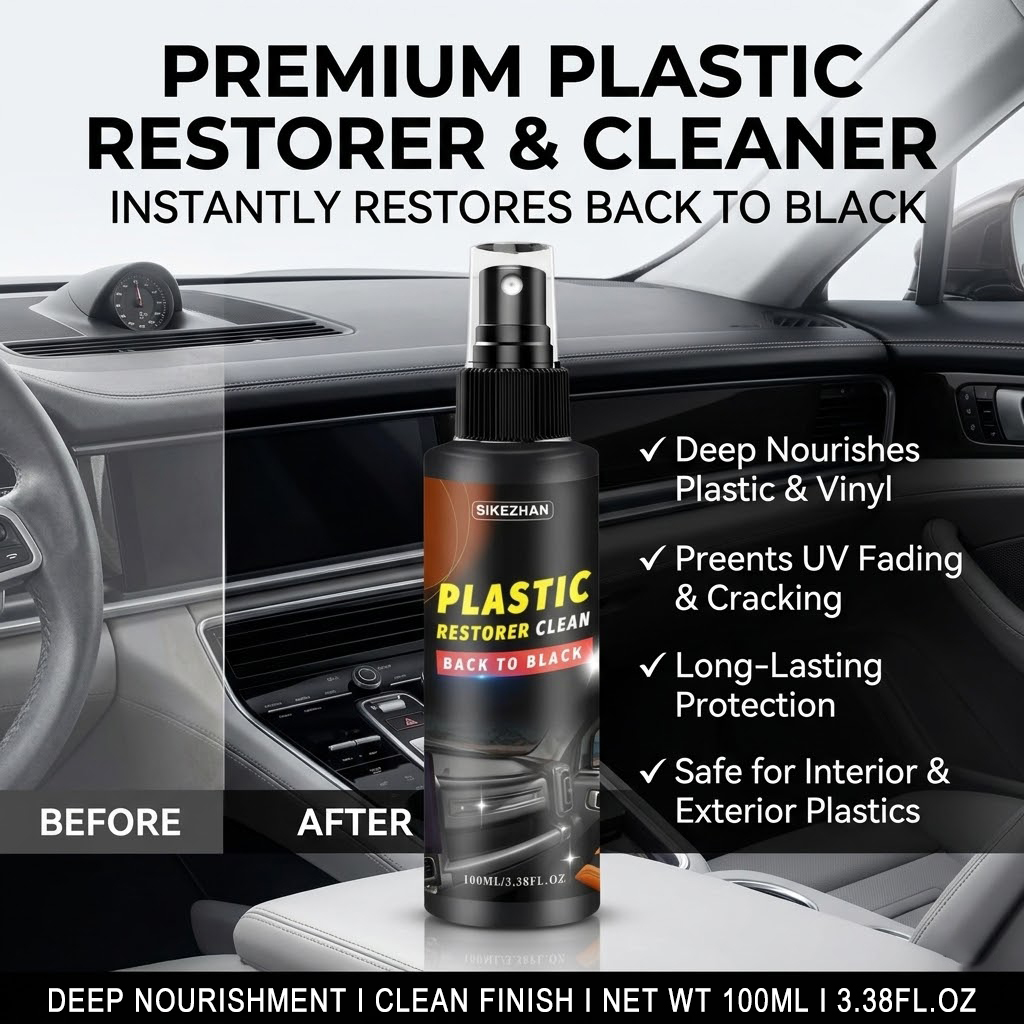 SIKEZHAN Plastic Restorer Clea - огляд і ціна Trim Restorer Plastic