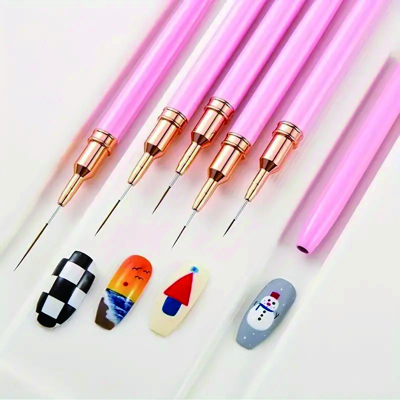 5-Piece Nail Art Pen Set, Ultr - огляд і ціна Detailing Brush Set